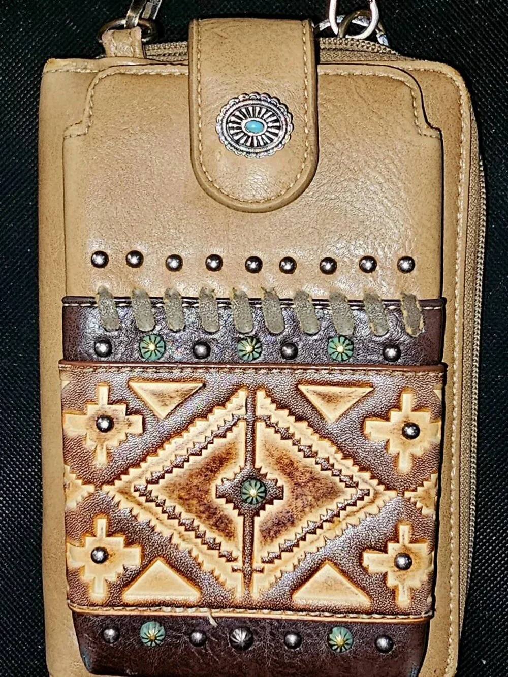 Montana West Aztec Wallet Wristlet Cell Phone Purse Southwest